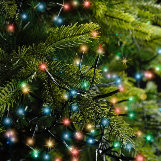 Christmas Cluster Lights 768 LEDs Multi-Coloured