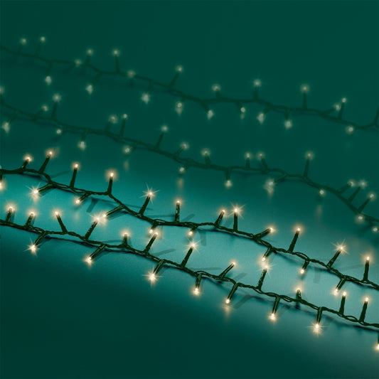 Christmas Compact Lights 1000 LEDs Warm White