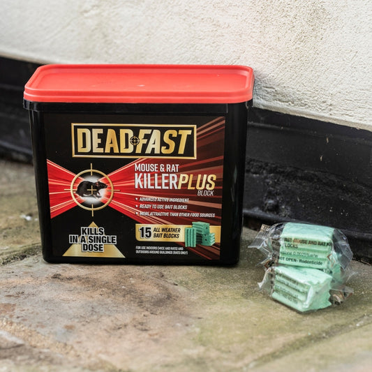 Deadfast Mouse & Rat Killer Plus 15 Block