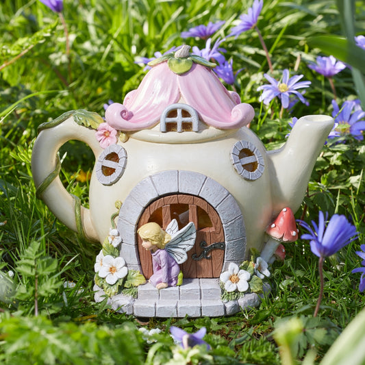 Elvendon Fairy Flowerpot Lit Solar House