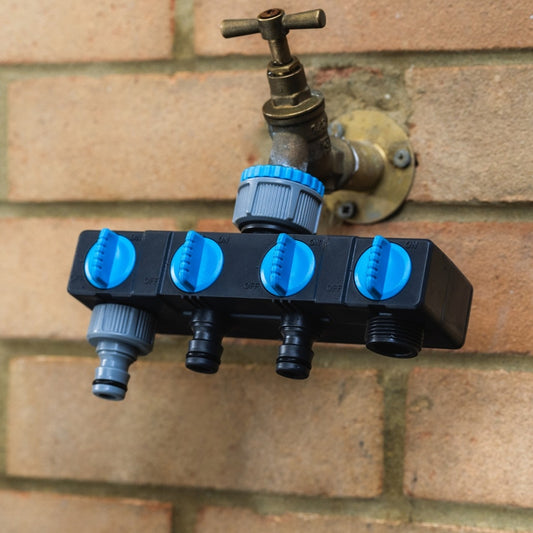 Flopro Four Way Tap Connector Garden Hose Splitter