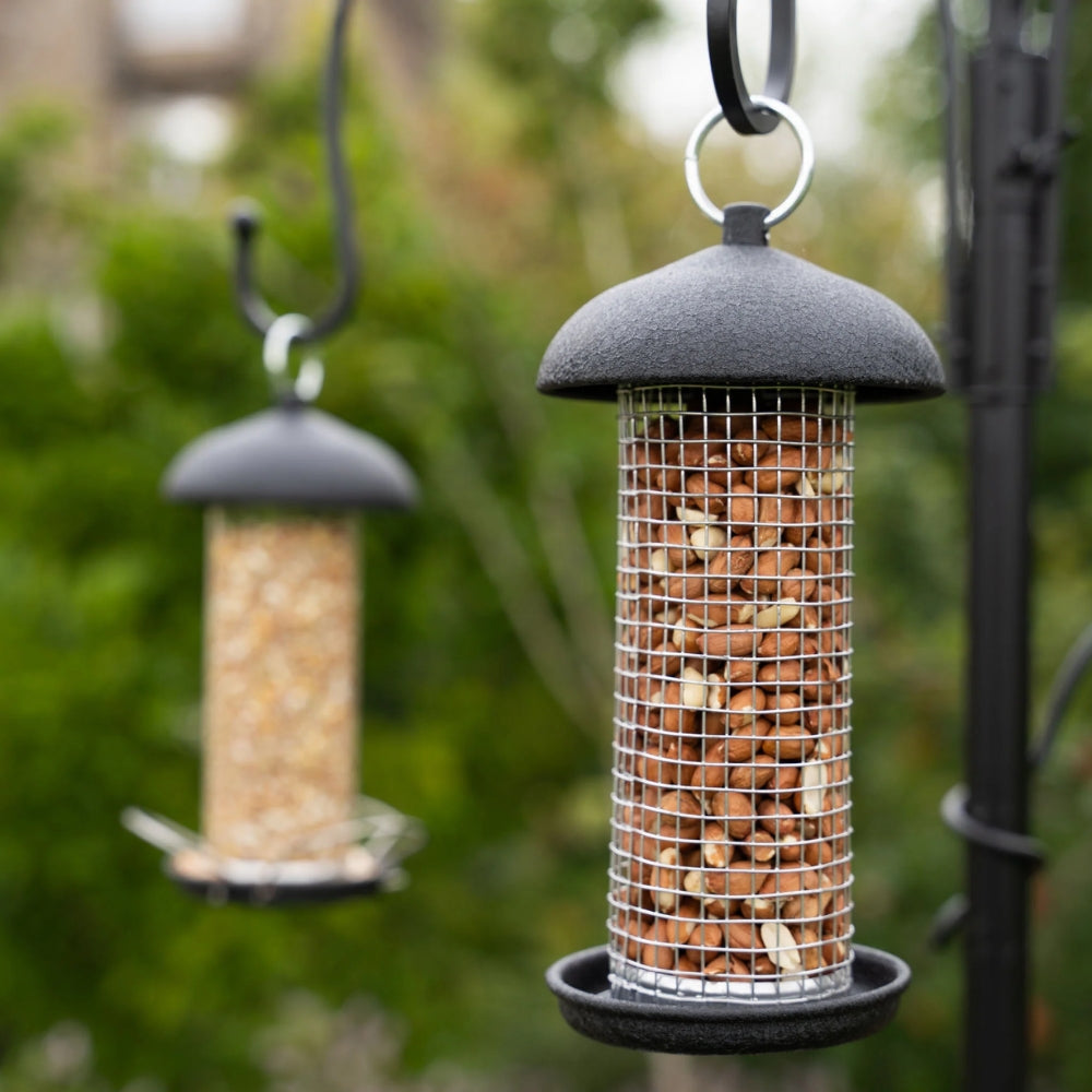 Gardman Black Steel Peanut Bird Feeder