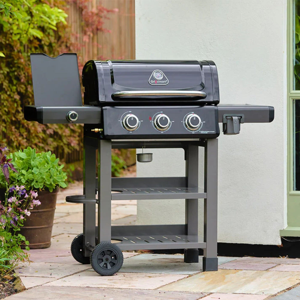 Grillstream Carbon 3 Burner BBQ with Side Burner