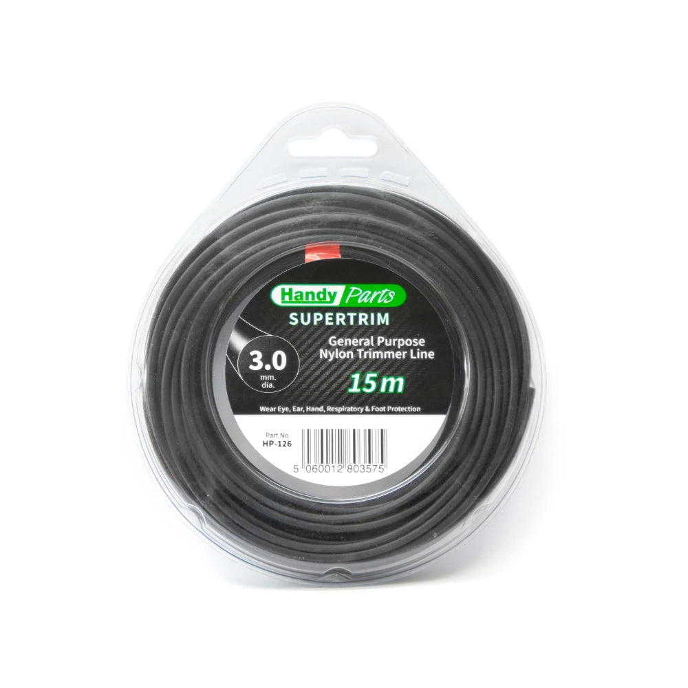 Handy Parts Round Universal Nylon Strimmer Line 3.0mm x 15m