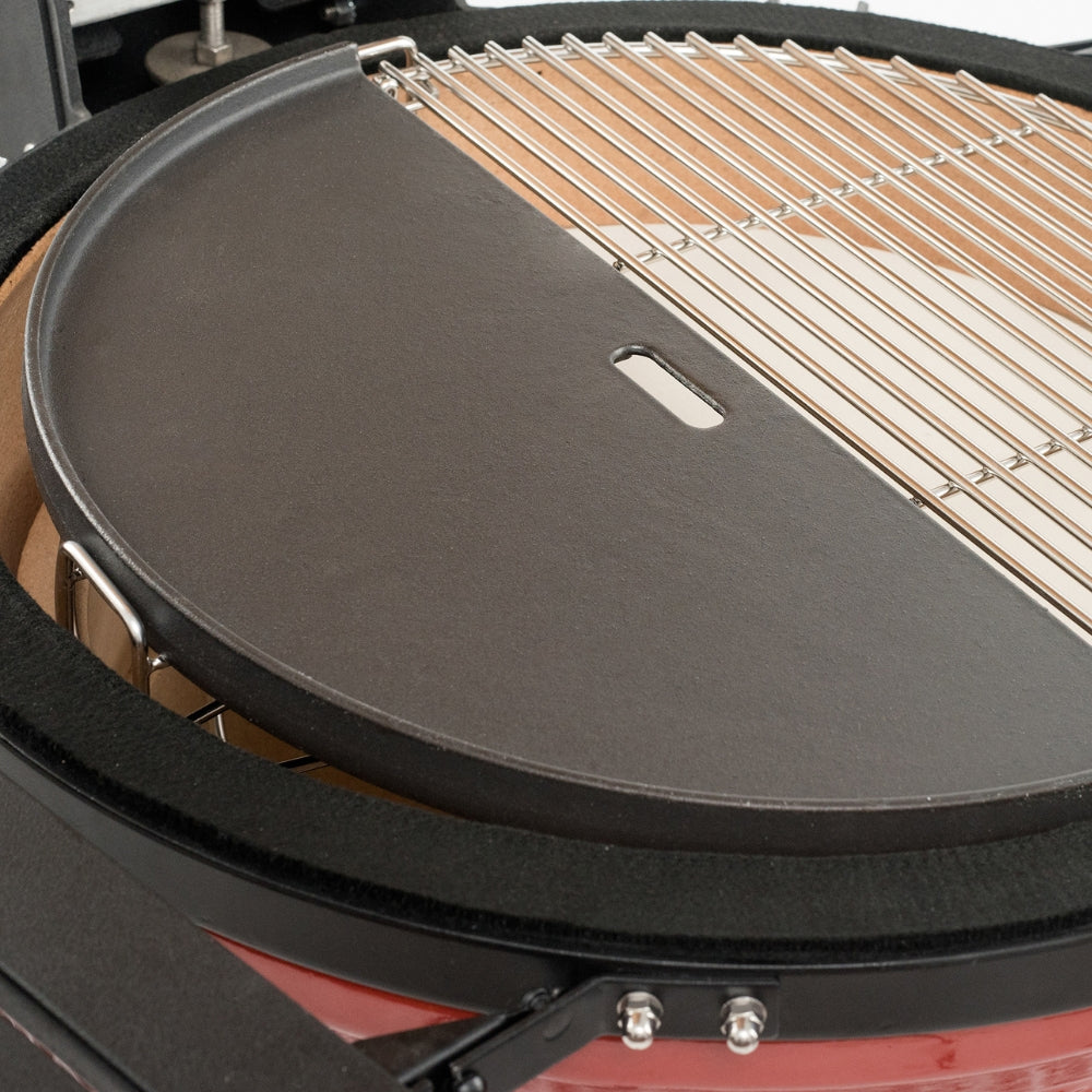 Kamado Joe Big Joe Half Moon Cast Iron Reversible Griddle