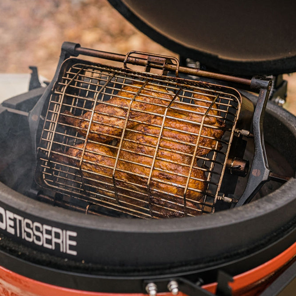 Kamado Joe JoeTisserie Basket Kit Rotisserie Cooking Accessory