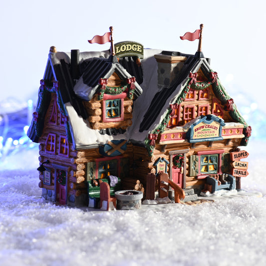 Lemax Apres-Ski Lodge Lighted Building