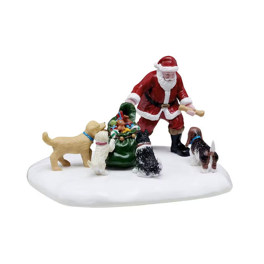 Lemax Dog Park Christmas Table Accent