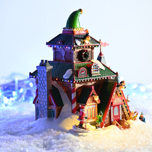 Lemax Elwood’s Elf Lodge Lighted Building