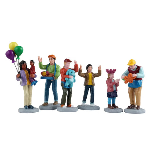 Lemax Fun At The Carnival Figurine Set