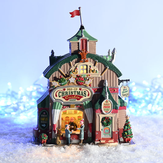 Lemax Pop-Up Christmas Cookie Shop Lighted Building