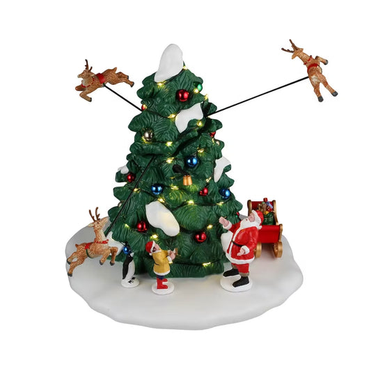 Lemax Reindeer Races Table Accent