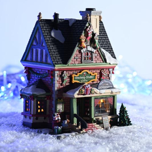 Lemax Stocking Stuffer Gifts Lighted Building