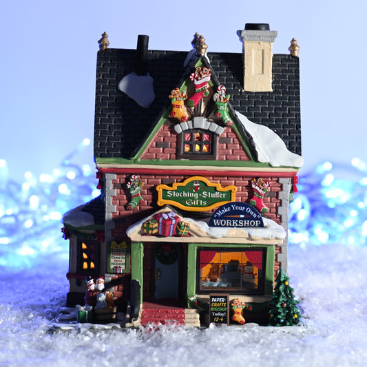 Lemax Stocking Stuffer Gifts Lighted Building