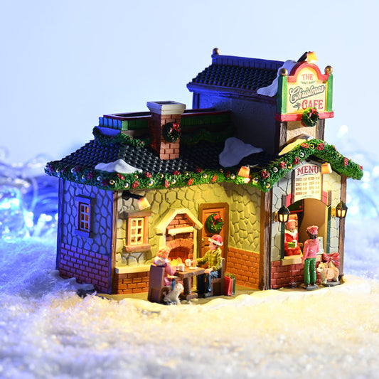 Lemax The Christmas Café Lighted Building