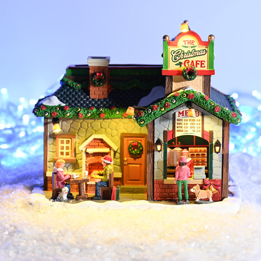 Lemax The Christmas Café Lighted Building