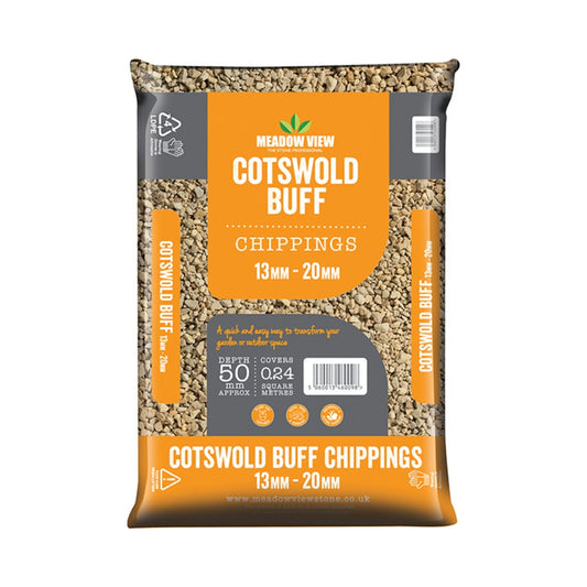 Meadow View Cotswold 13-20mm Decorative Limestone Chippings