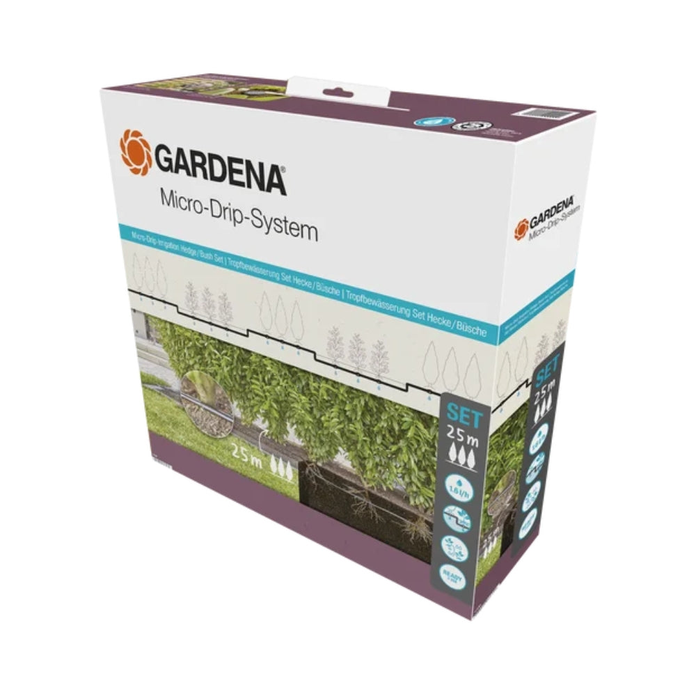 Micro-Drip-Irrigation Hedge/Bush Set 25m