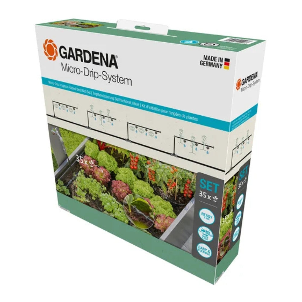 Micro-Drip-Irrigation Start Set for Raised Beds and Beds 35 Plants