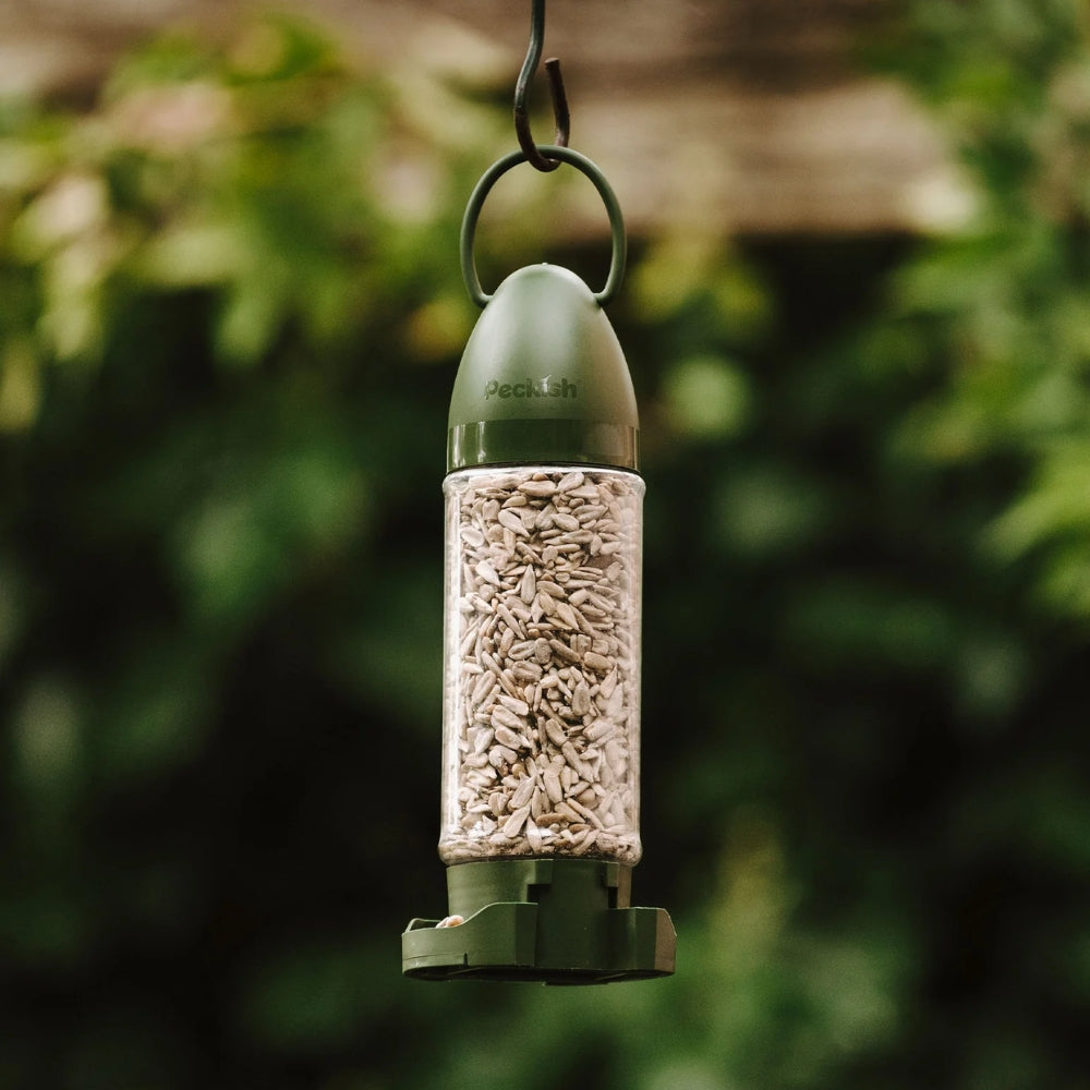 Peckish Sunflower Hearts Filled Bird Feeder