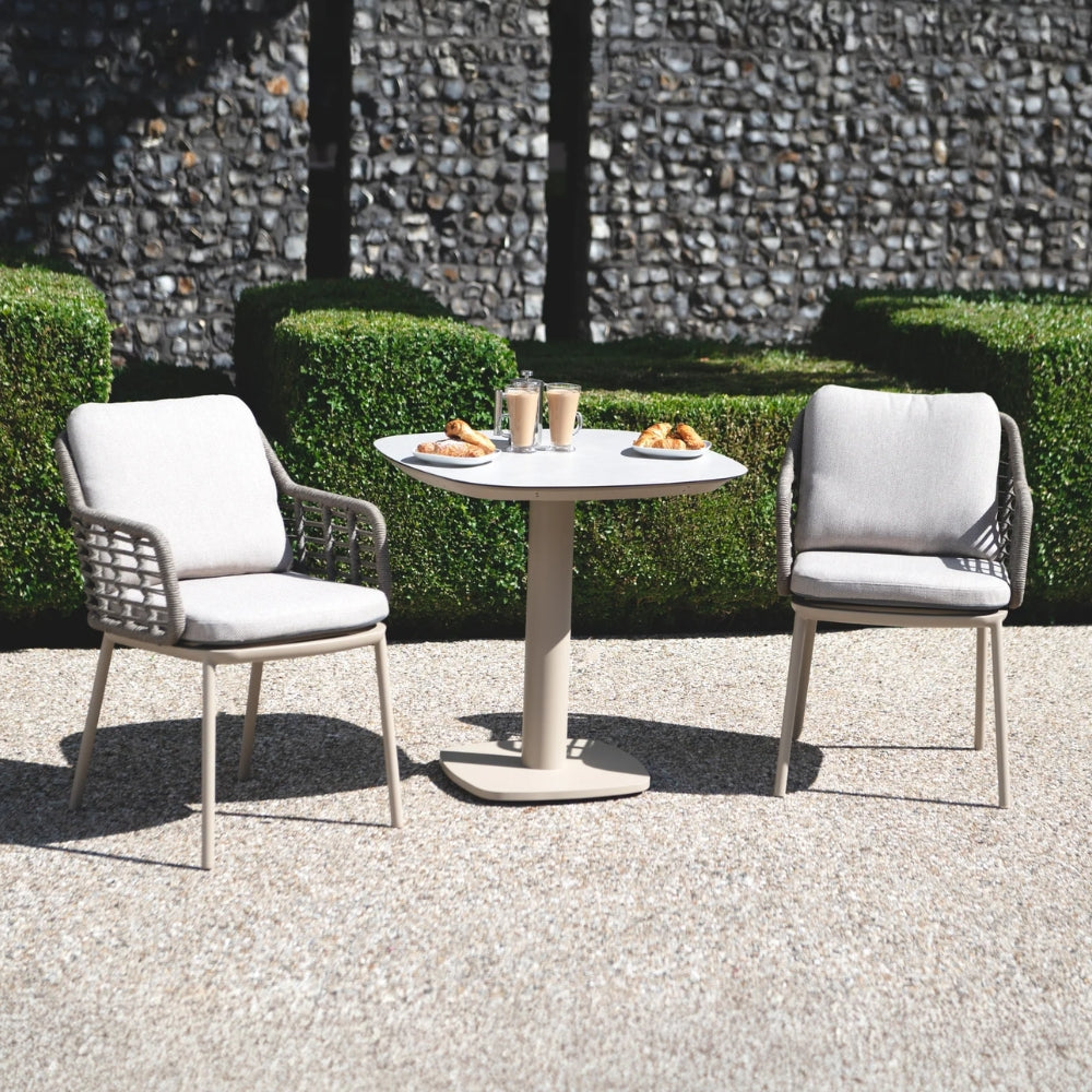 Puglia Bistro Set with Manolo 75cm Round Table