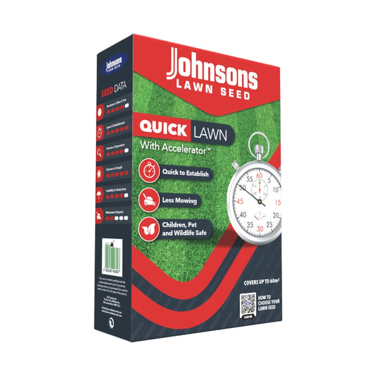 Quick Lawn with Accelerator Fast Establishing Grass Seed 60m2