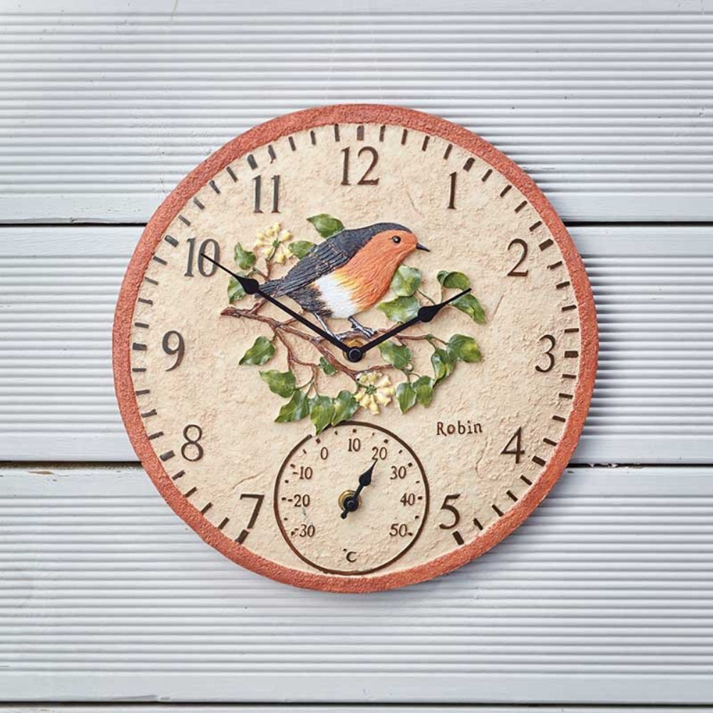 Robin Wall Clock 12"