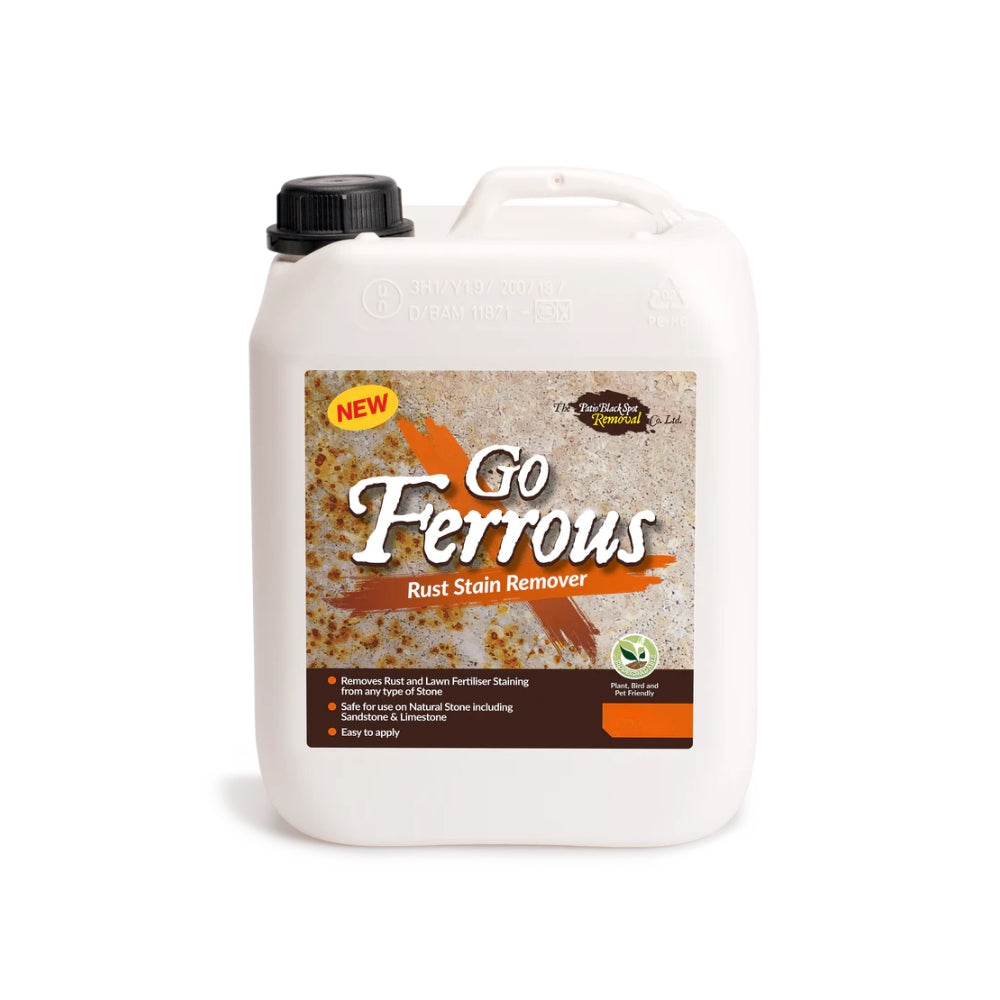 Rust Stain Removal Go Ferrous Patio & Stone Cleaner 2L