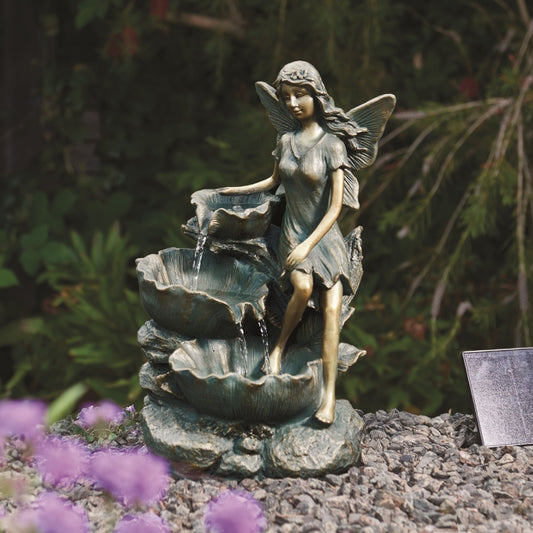 Smart Solar Fairy Falls Cascade Water Feature