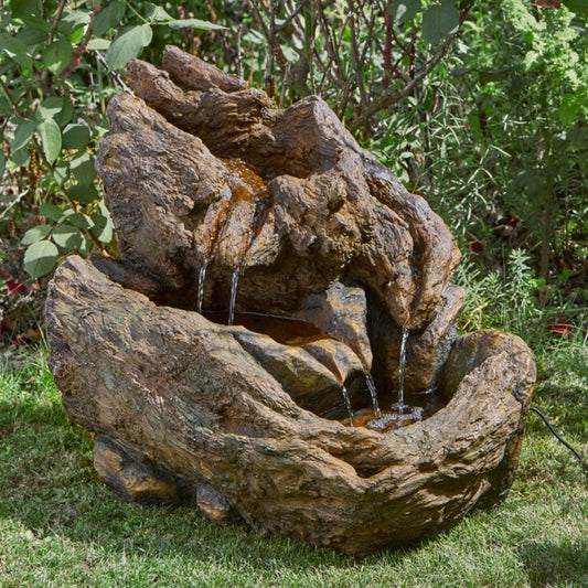 Smart Solar Wychwood Falls Hybrid Power Water Feature