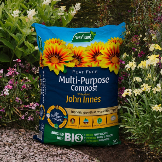 Westland Peat Free Multi Purpose Compost with John Innes 40L + 25% Extra Free