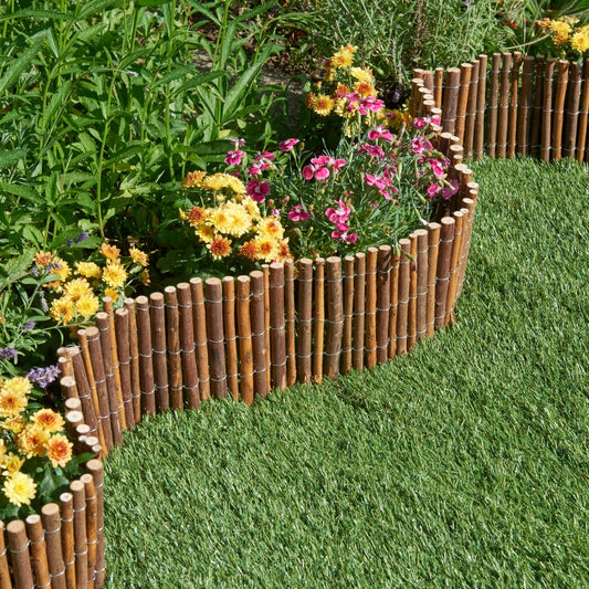 Willow Lawn Edging Roll Garden Border 2m x 0.30m