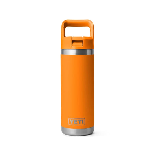 YETI Rambler 18oz Bottle with Colour-Matched Straw Cap King Crab