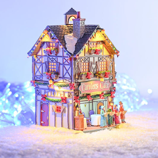 Christmas Lemax Village: Carolers Café