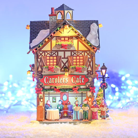 Christmas Lemax Village: Carolers Café