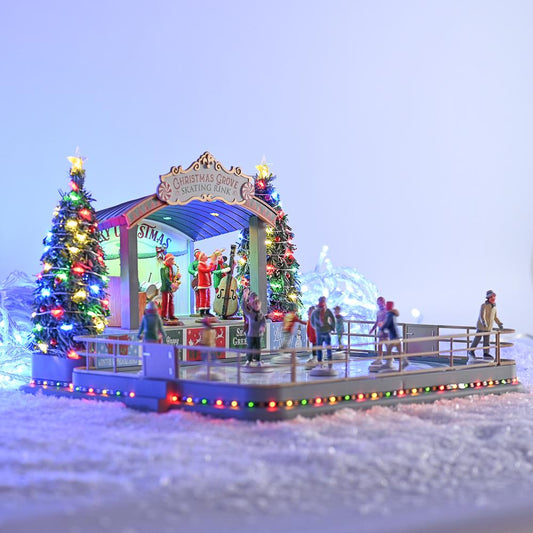 Christmas Lemax Village: Christmas Grove Skating Rink