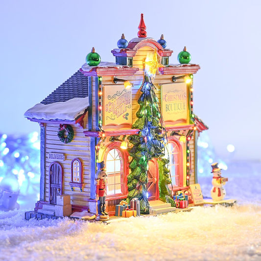 Christmas Lemax Village: Cranberry Hill Christmas Boutique
