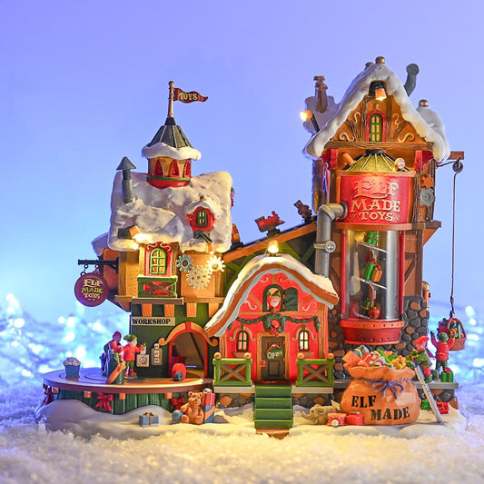 Christmas Lemax Village: Elf Made Toy Factory