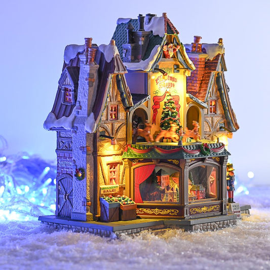 Christmas Lemax Village: Holiday Hamlet Christmas Shoppe