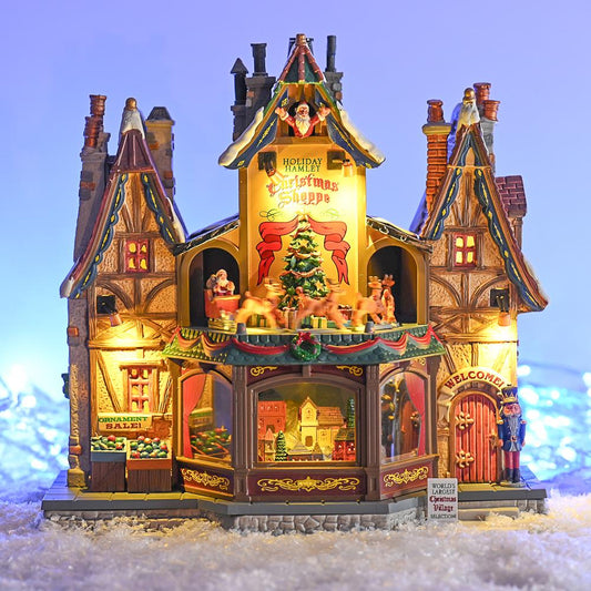 Christmas Lemax Village: Holiday Hamlet Christmas Shoppe