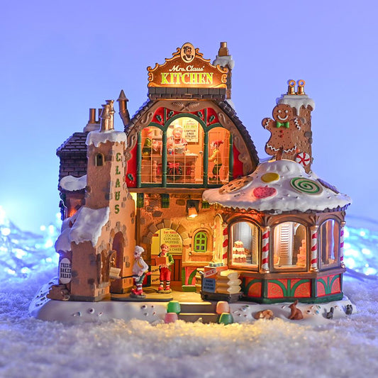 Christmas Lemax Village: Mrs. Claus' Kitchen