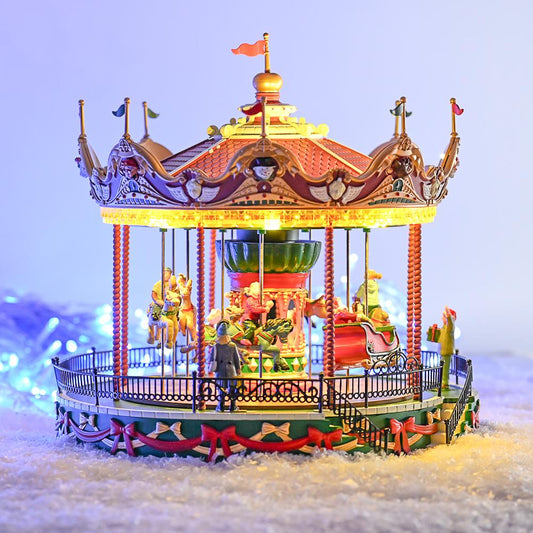 Christmas Lemax Village: Santa Carousel