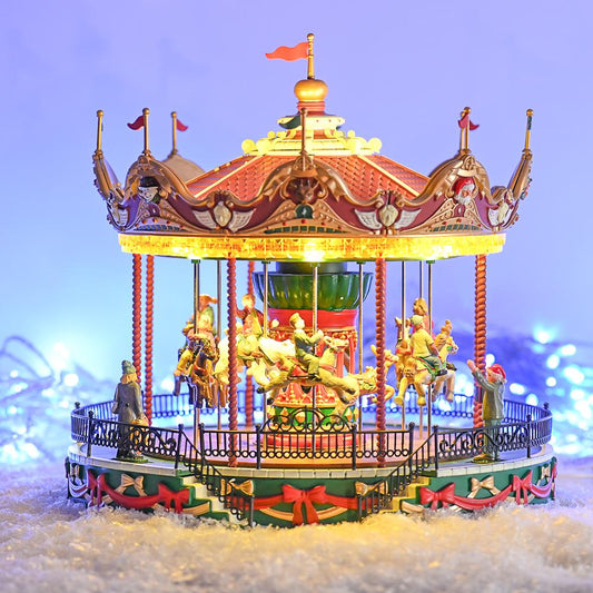 Christmas Lemax Village: Santa Carousel