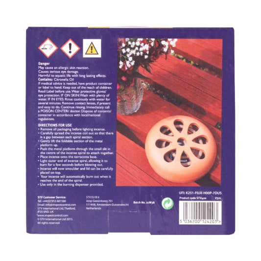Citronella Burner & Coils - 6-Pack