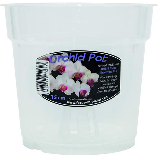 Clear Orchid Pot 15cm