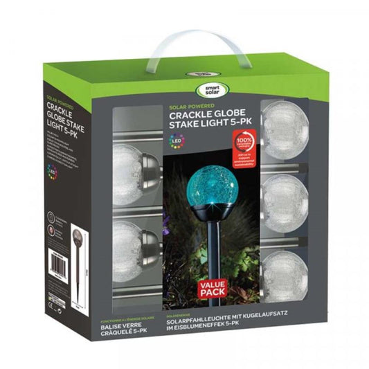 Crackle Globe - Stainless Steel - 5Pc Carry Pack