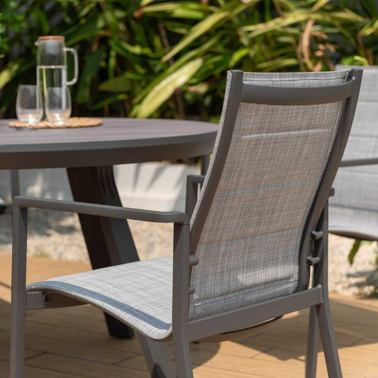 Espoo-Urbanite Dark 4-Seater Dining Set