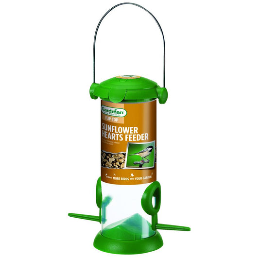 Flip Top Sunflower Hearts Feeder