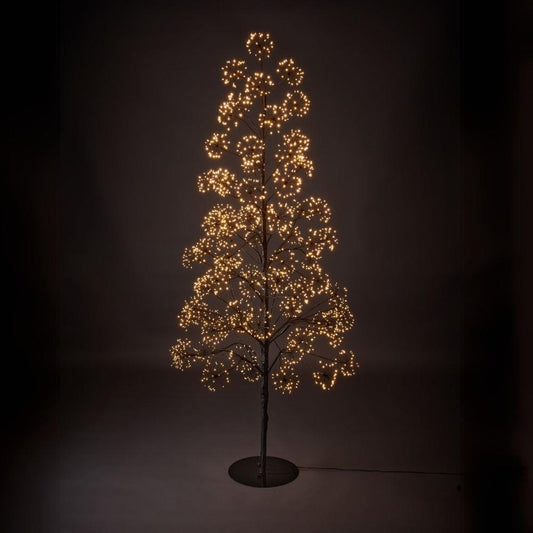 Frosted Twinkling Tree 1.8m 2400 LEDs Warm White