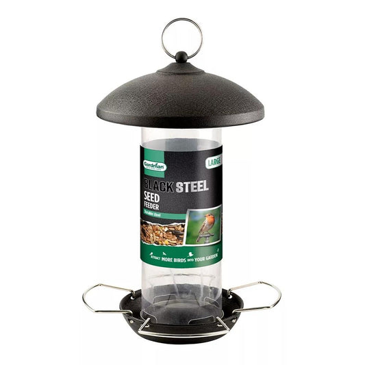 Gardman  Black Steel Large Seed Feeder